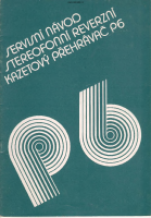 Tesla p6 - Navod k udrzbe 